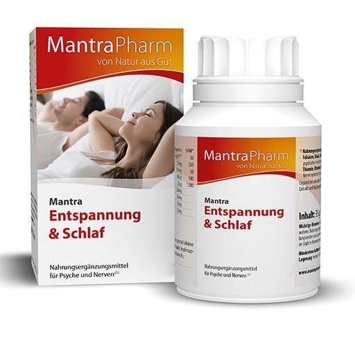 MANTRA relaxation & sleep capsules 30 pc vitamin B1, B6, B12, Folic acid, niacin UK