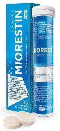 Miorestin x 20 effervescent tablets UK