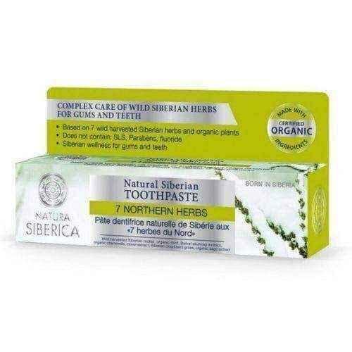 Natura siberica toothpaste North 7 Herbs 100ml UK