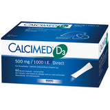 Natural treatment for osteoporosis, CALCIMED D3 500 mg, 1000 IU Direct Granules UK