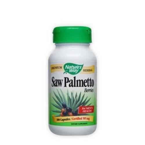 Nature's Way - Sao Palmeto (fruit), 585 mg 100 capsules, Nature's Way Saw Palmetto UK