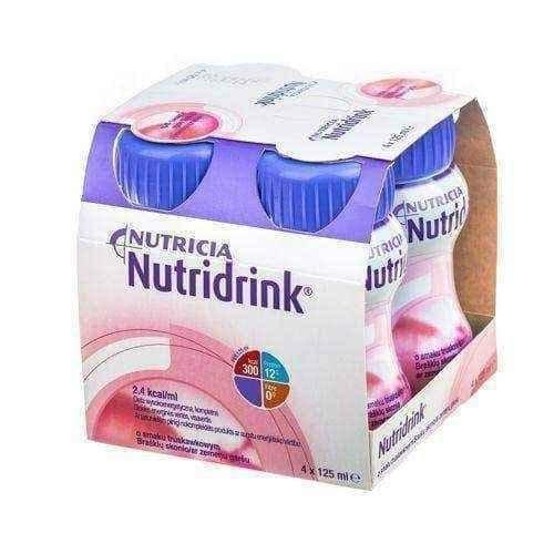 NUTRIDRINK flavored strawberry 4 x 125ml UK