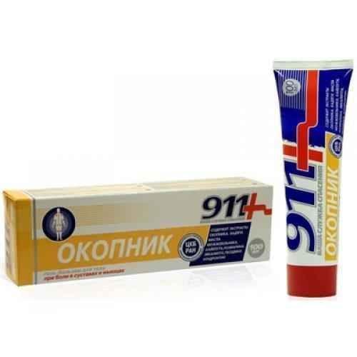 OKOPNIK 911 gel-balm for joint and muscle pain 100 ml. UK