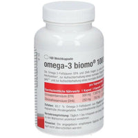 OMEGA 3 1000 mg, epa and dha, soft BIOMO capsules UK