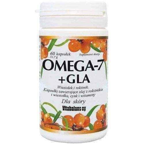 Omega-7 + GLA Evening primrose and sea buckthorn x 60 + 60 capsules UK