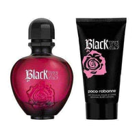 Paco Rabanne Black XS for Her Gift Set 50ml EDT + 75ml Body Lotion UK