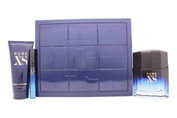 Paco Rabanne Pure XS Gift Set 100ml EDT + 100ml Shower Gel + 10ml EDT UK