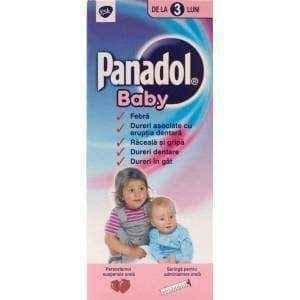 Panadol BABY 0.12g / 5ml - 100ml suspension, children from 3 months of age+ UK