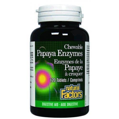 Papaya Enzymes with Amylase and Bromelain x 60 Chewable Tablets UK