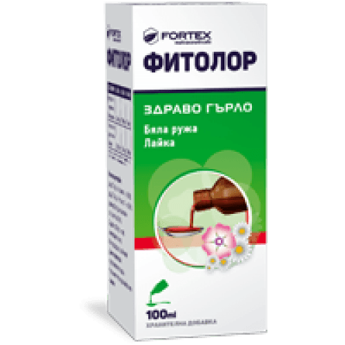 Phytolor syrup for throat and cough 120ml., Fitolor syrup UK