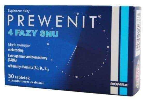 Prewenit 4 Phases of Sleep x 30 tablets UK