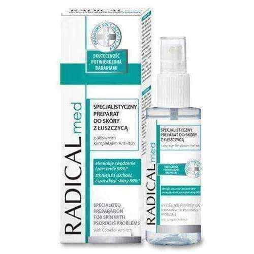 RADICAL Med Specialist skin cream with psoriasis spray 50ml UK