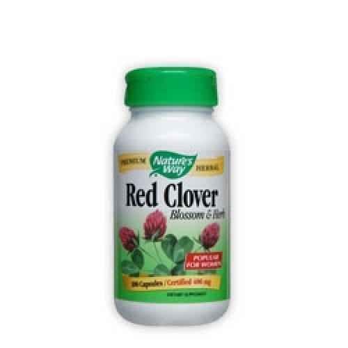 Red Clover (flower and herb), 400 mg 100 capsules, woman's body during menopause UK