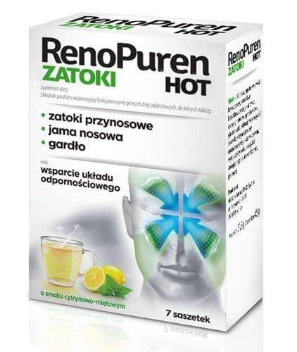 Renopuren Bay Hot paranasal sinuses x 7 sachets UK