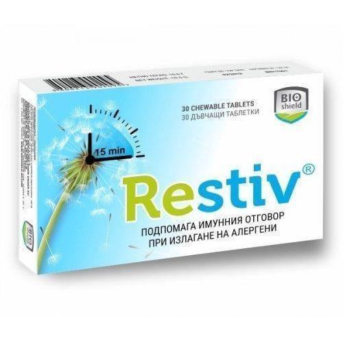 RESTIV 30 chewable tablets for allergies / Restiv UK