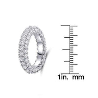 Rhodium Plated Eternity Ring UK