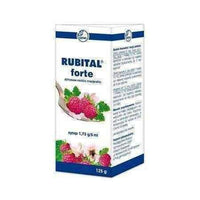 RUBITAL Forte Syrup 125ml Children 3 years+ , sore throat medicine UK