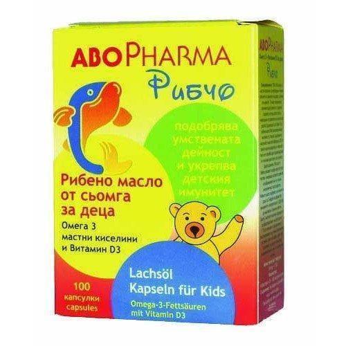 Salmon fish oil for children 100 capsules UK