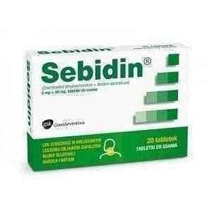 SEBIDIN x 20 lozenges UK