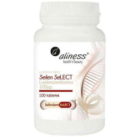 Selenium ALINESS Select L-selenomethionine 200μg x 100 tablets UK
