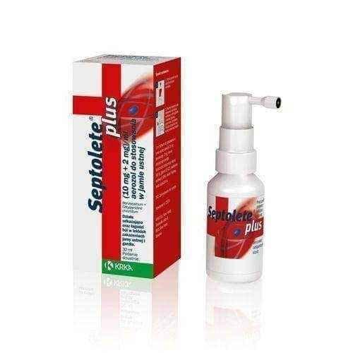 Septolete Plus spray orally 30ml, infections of the mouth, sore throat medicine UK