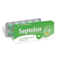 SEPTOLUX 3 mg x 20 tabl. lozenges 6+ sore throat home remedies UK