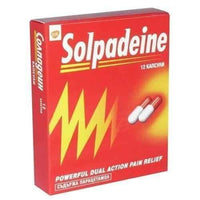 SOLPADEINE 12 capsules UK