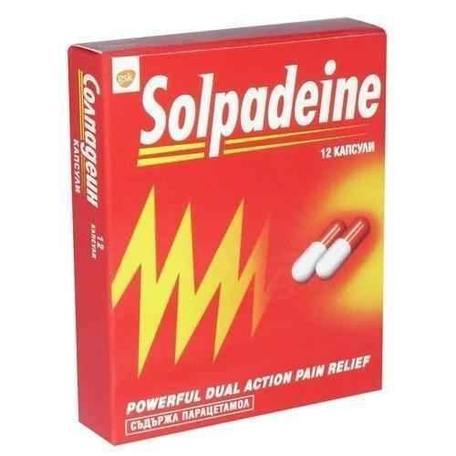 SOLPADEINE 12 capsules UK