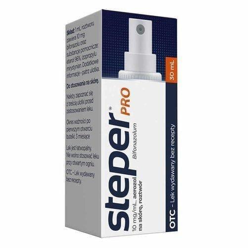 Steper Pro, aerosol 30ml bifonazole, antifungal UK