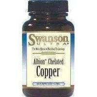 SWANSON Albion chelate Copper 2mg x 60 capsules UK