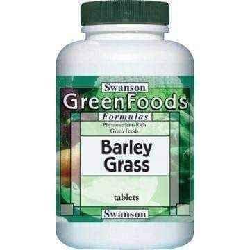 SWANSON Barley Grass - powdered juice of young barley grass 500mg x 240 tablets UK