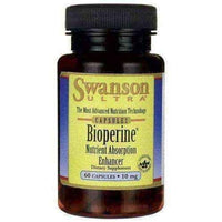 SWANSON Bioperine 60 x 10mg capsules UK