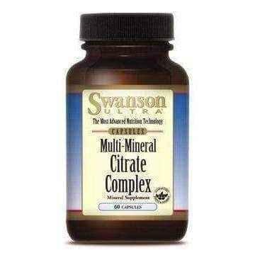 SWANSON Citrate - Multi Mineral Citrate x 60 capsules UK