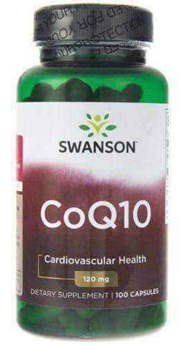 SWANSON Coenzyme Q10 120mg x 100 capsules UK