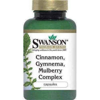 SWANSON complex cinnamon, mulberry and gymn x 120 capsules UK