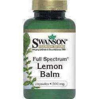 SWANSON Full Spectrum Lemon Balm 500 mg capsules x 60 UK