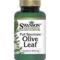 SWANSON Full Spectrum Olive Leaf (olive tree) 400mg x 60 capsules UK