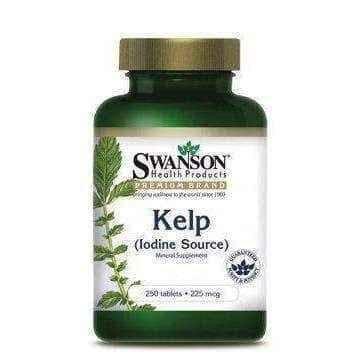 SWANSON Kelp x 250 tablets, iodine deficiency UK