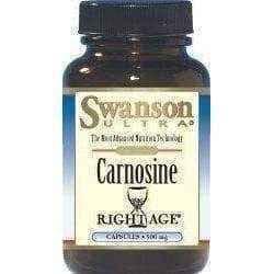 SWANSON L-carnosine 500 mg capsules x 60 UK