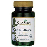 SWANSON L-Glutathione 100 mg x 100 capsules, glutathione supplement UK