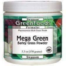 SWANSON Mega Green Barley Grass powder 150g UK