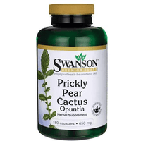 SWANSON pear 650mg x 180 capsules, prickly pear cactus, pear health benefits UK