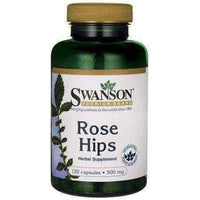 SWANSON Rosehip 120 x 500 mg capsules UK