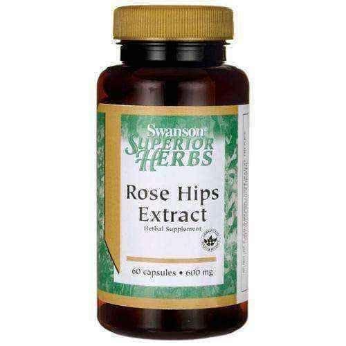 SWANSON Rosehip extract 60 x 600 mg capsules UK