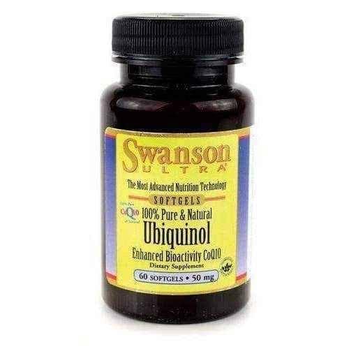 SWANSON Ubiquinol 50mg x 60 Capsules UK