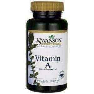 SWANSON Vitamin A 10000IU x 250 capsules UK