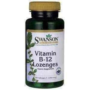 SWANSON Vitamin B-12 1000mcg x 250 lozenges UK