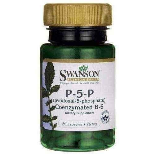 SWANSON Vitamin B6 20 mg capsules x 60, swanson vitamins UK