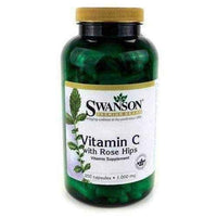 SWANSON Vitamin C 1000mg with wild rose x 250 capsules UK