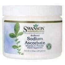 SWANSON Vitamin C (L-askorbian buffered sodium) 120g UK